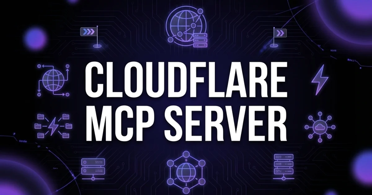 Cloudflare MCP Server: Edge Infrastructure Management with AI