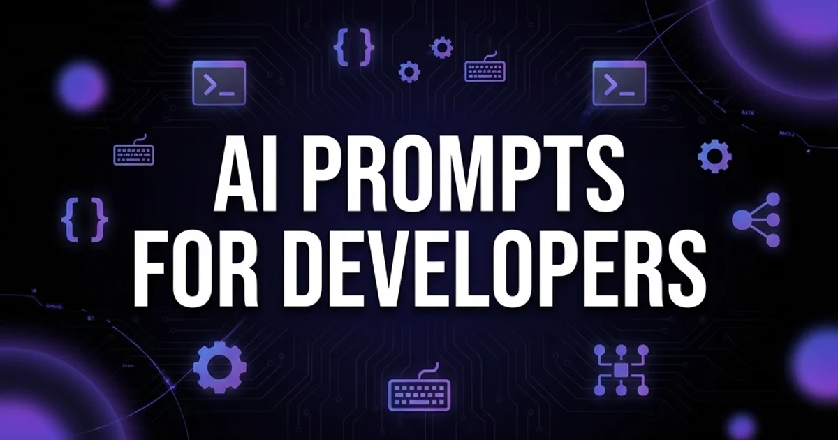 AI Prompts for Software Developers: 40+ Ready-to-Use Templates