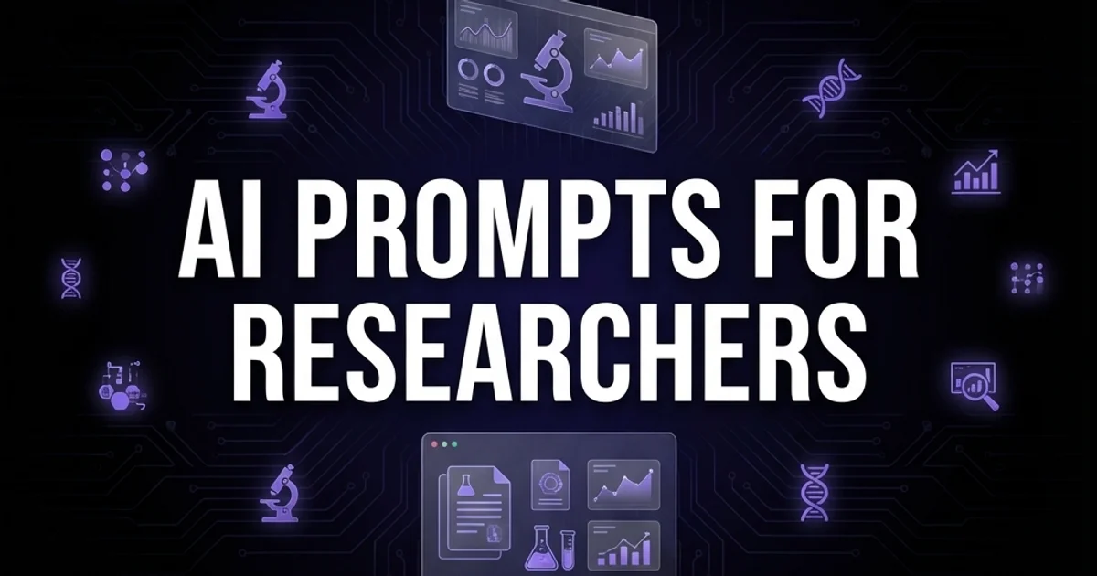 AI Prompts for Research & Analysis: 40+ Ready-to-Use Templates